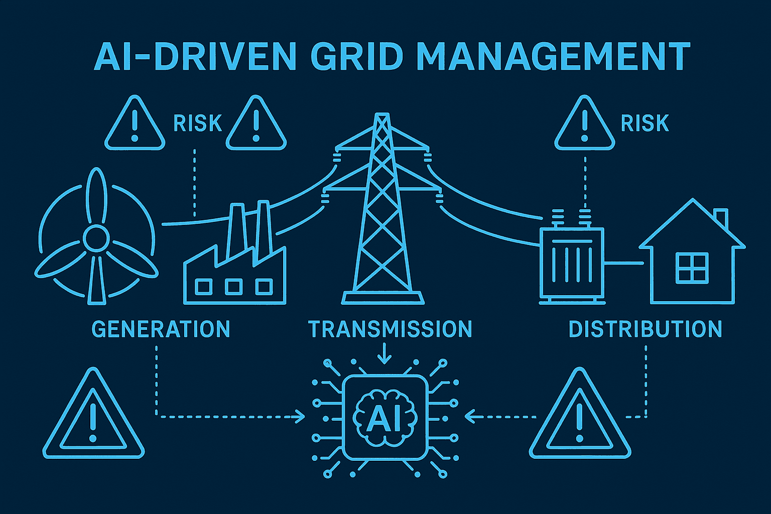 Umělá inteligence ohrožuje globální energetickou infrastrukturu: Jak AI ovlivňuje stabilitu sítí?