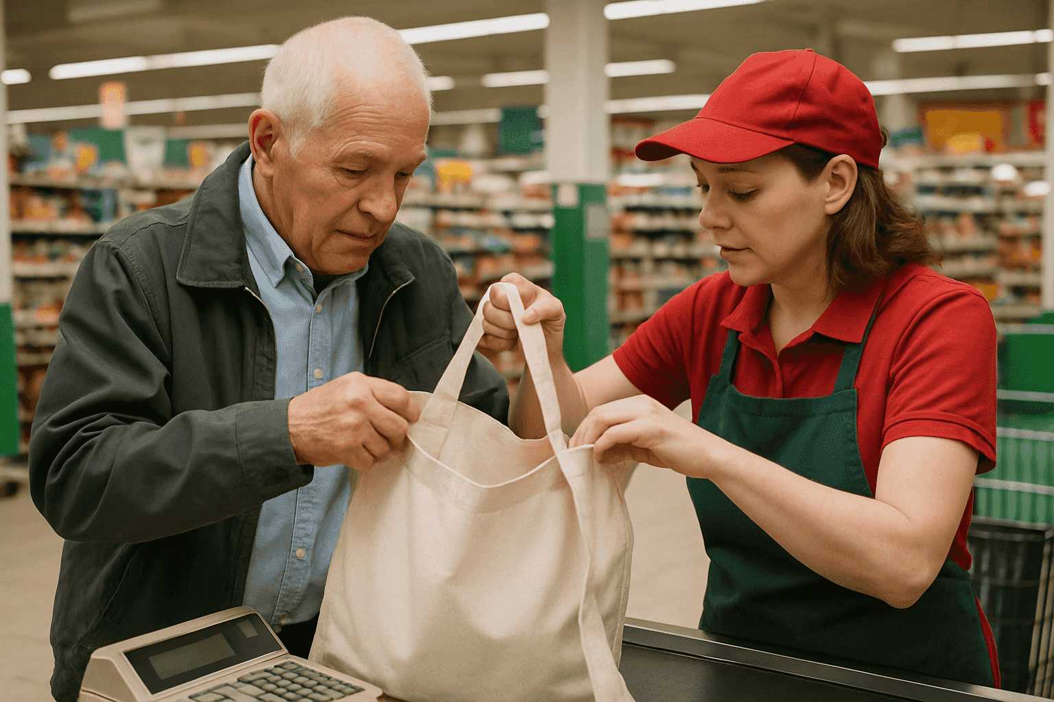 Moderní technologie v supermarketech: kdy kontrola tašky působí ponížení