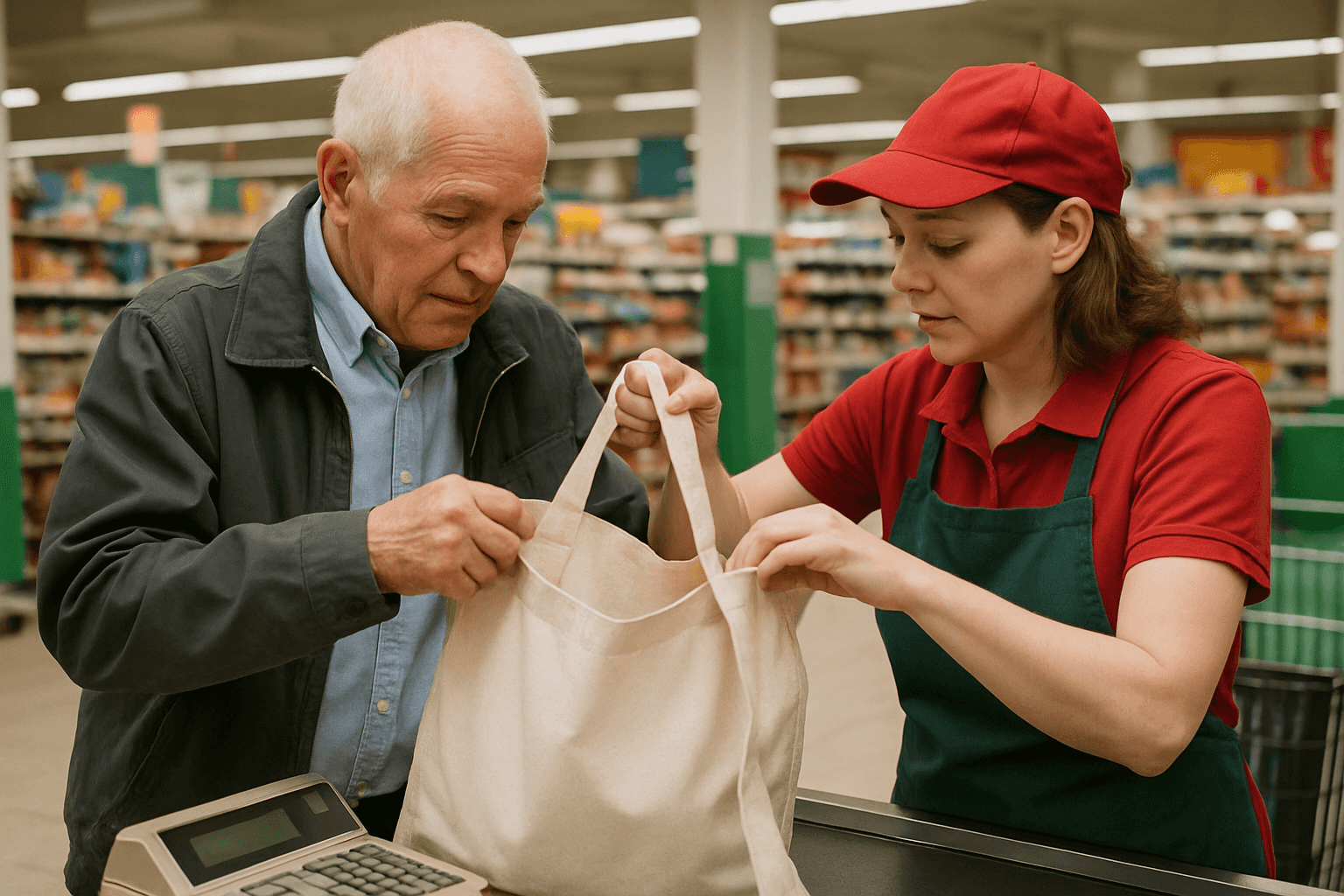 Moderní technologie v supermarketech: kdy kontrola tašky působí ponížení