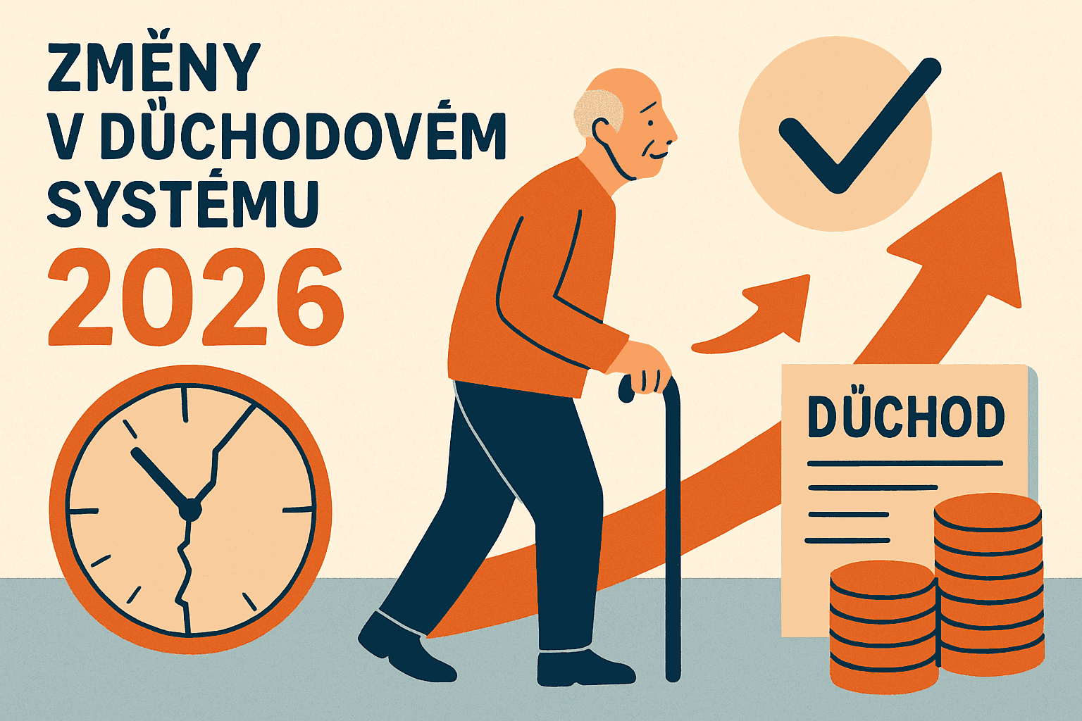 Reforma důchodového systému přináší nové výzvy: Co nás čeká od roku 2026?